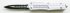 Нож автоматический Microtech Combat Troodon A175 (spear-point serrated, white) реплика
