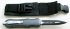 Нож автоматический Microtech Combat Troodon (spear-point serrated, gray) реплика